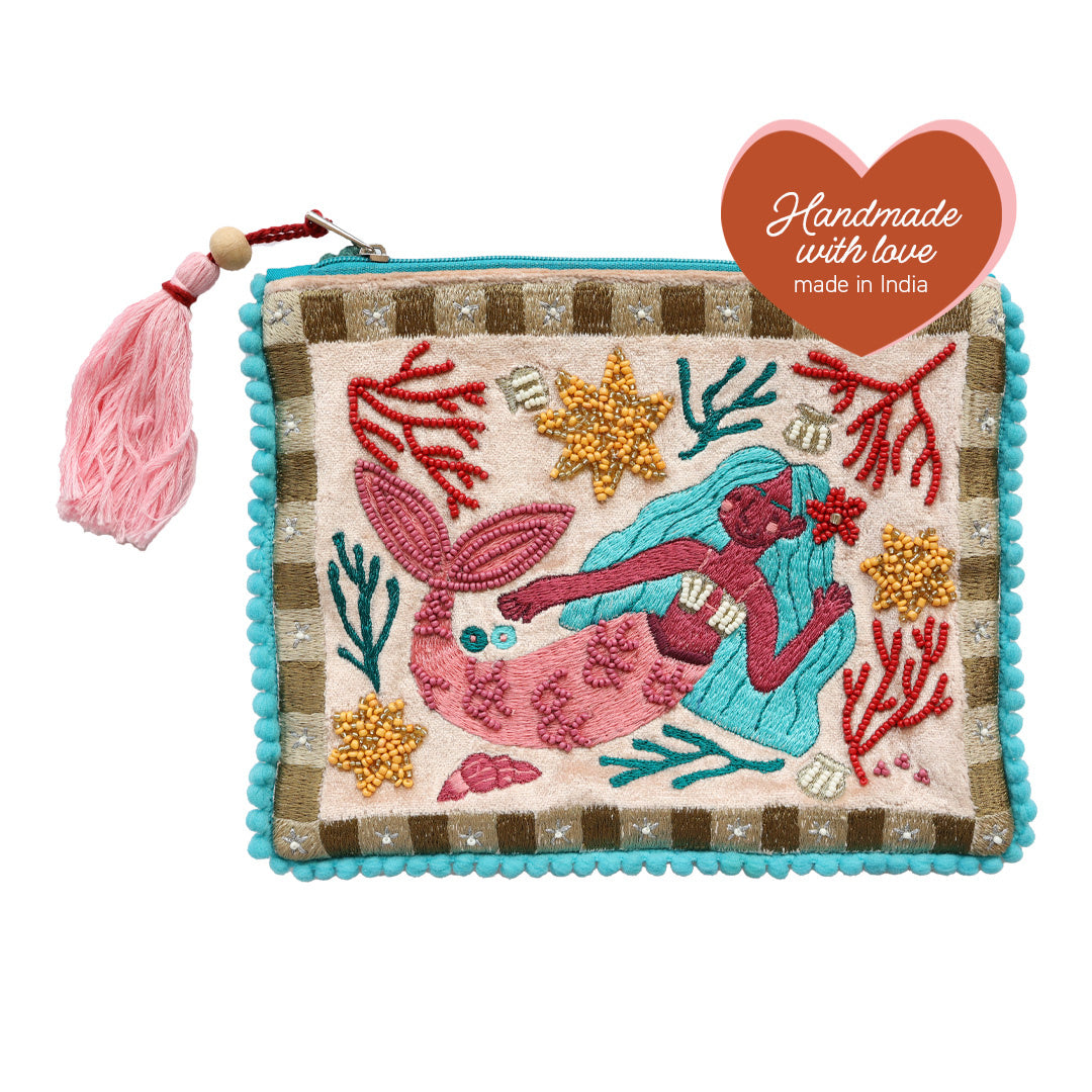 Beaded Sling Bag - Mermaid