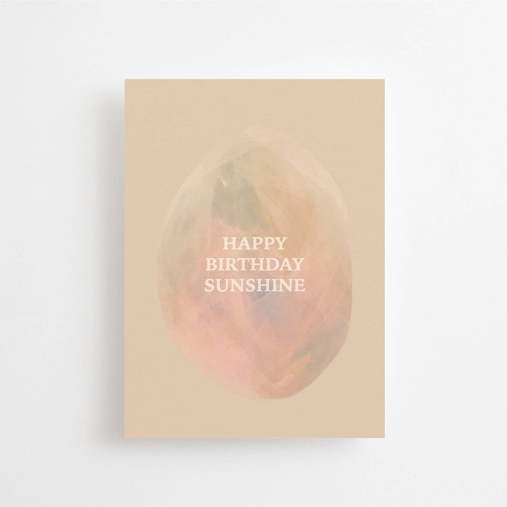 CARTOLINA - BUON COMPLEANNO RAGGIO DI SOLE
