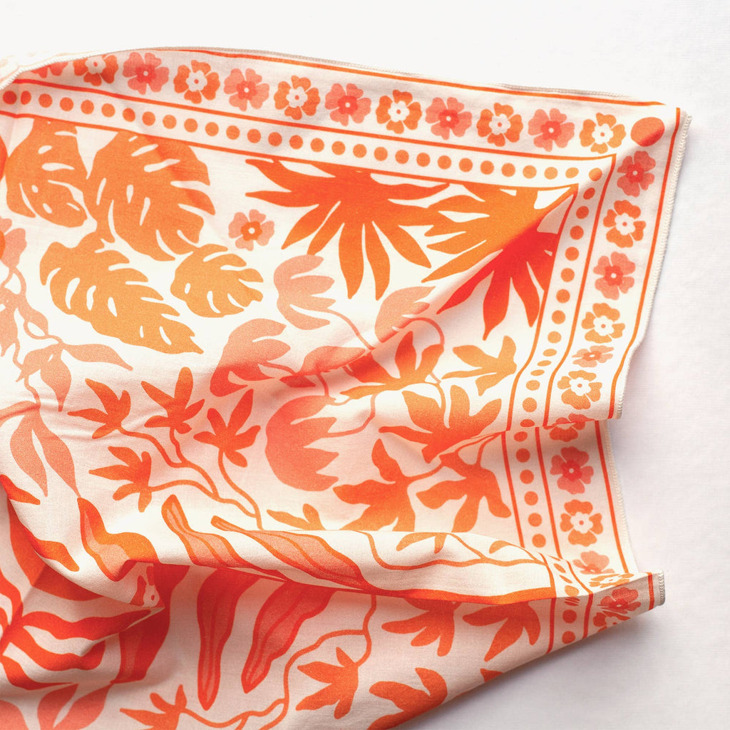 Bandana Liana con stampa tropicale