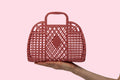 Sun Jellies - Retro Basket small Blush Pink