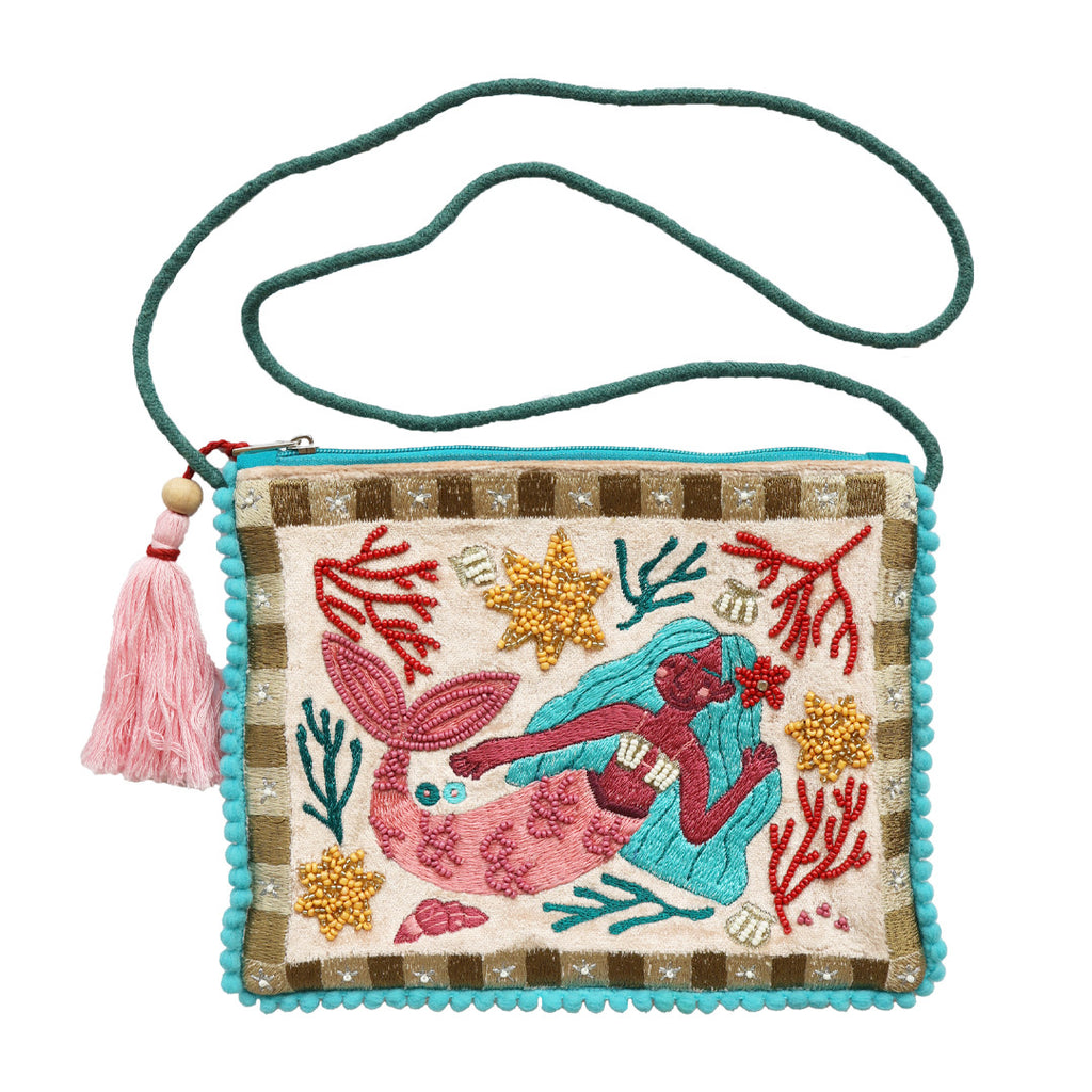 Beaded Sling Bag - Mermaid