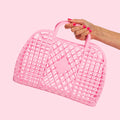 Sun Jellies - Retro Basket large Bubblegum pink