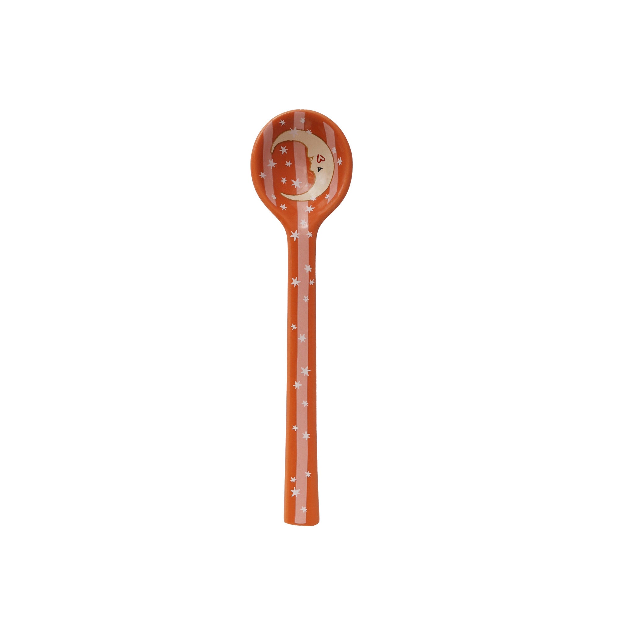 Cucchiaino in Ceramica “Stripes with Moon” – 12 cm