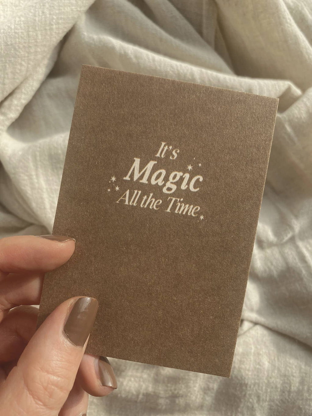 Card mini "It’s Magic All the Time"
