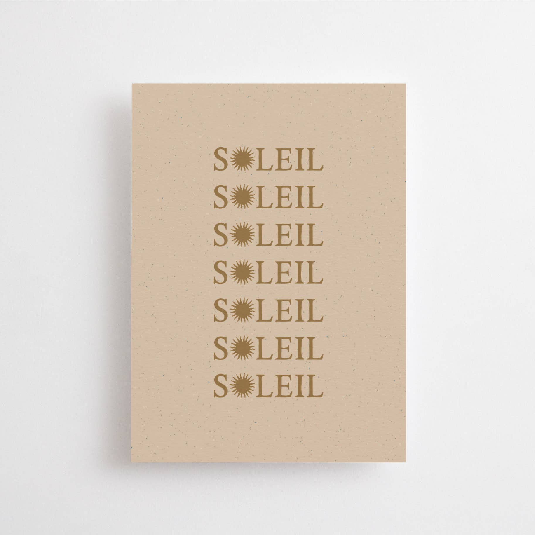 Cartolina "SOLEIL SOLEIL SOLEIL"