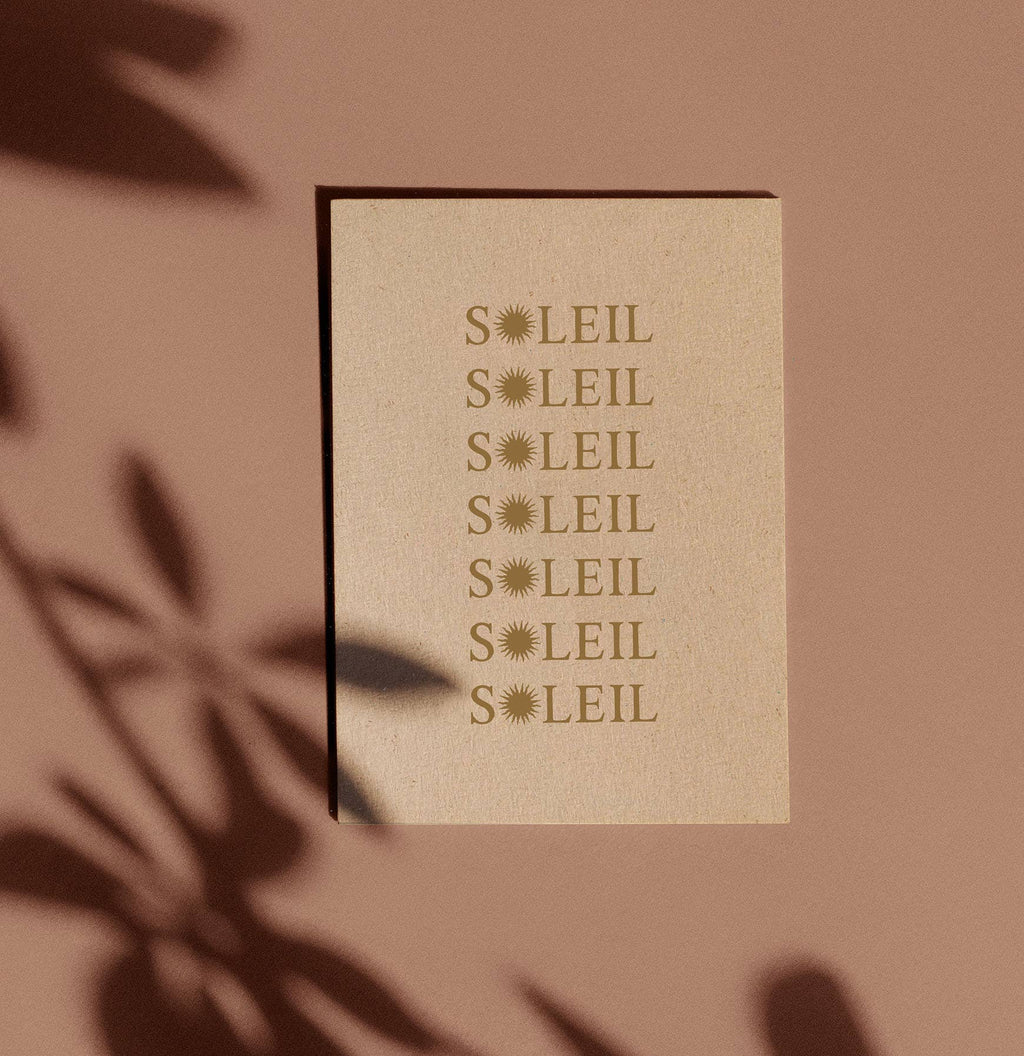 Cartolina "SOLEIL SOLEIL SOLEIL"