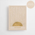 Cartolina con stampa a rilievo e foglia oro "STAY GOLDEN"