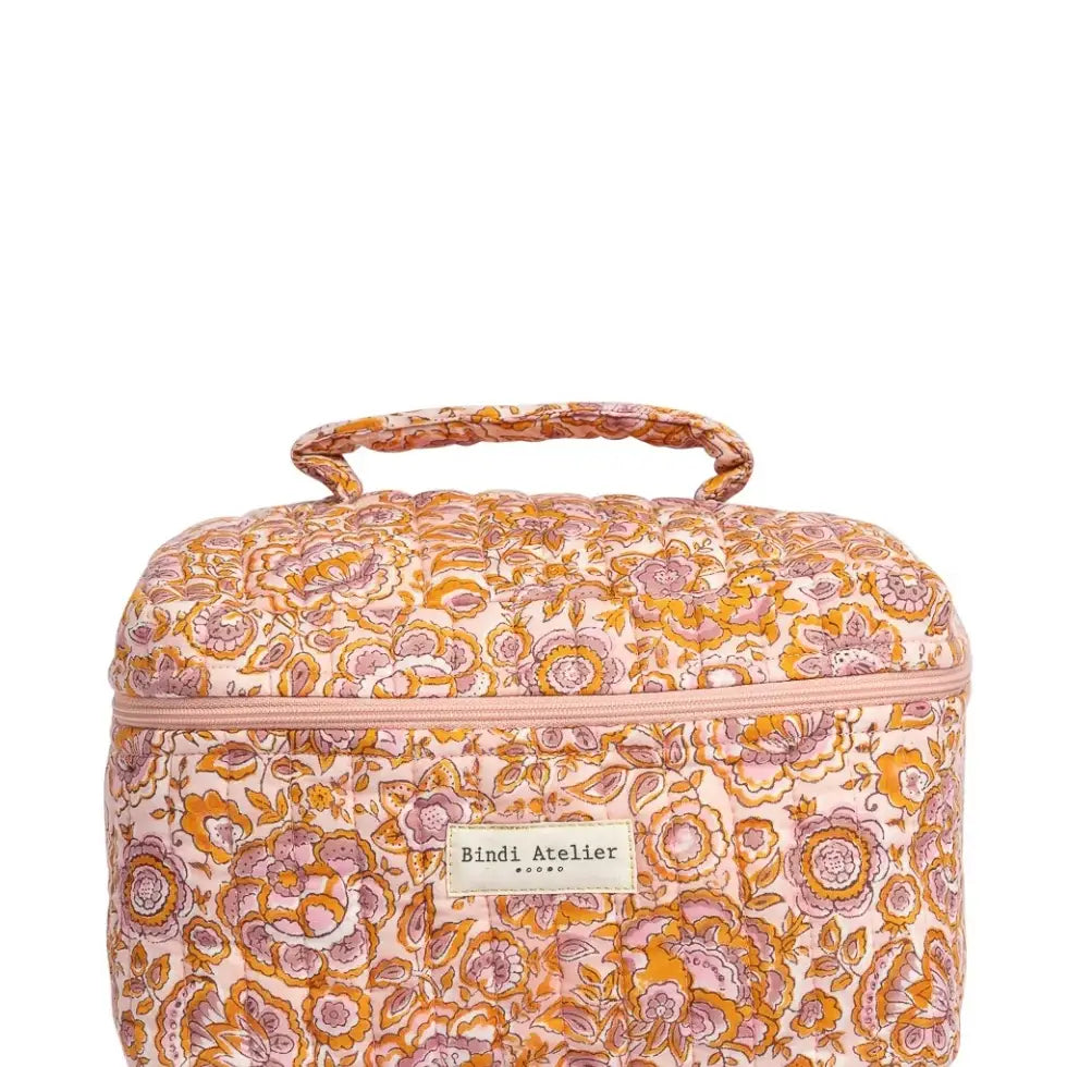 Beauty case in cotone Pop Pink